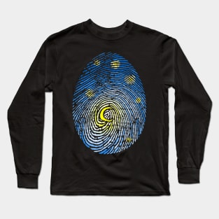 Aurora Fingerprint Long Sleeve T-Shirt